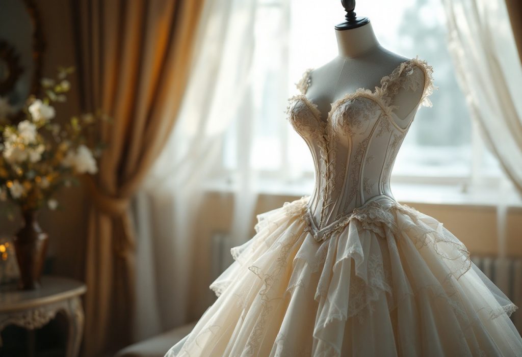 Coupes, corsets et crinolines : l&rsquo;anatomie d&rsquo;une robe de princesse parfaite