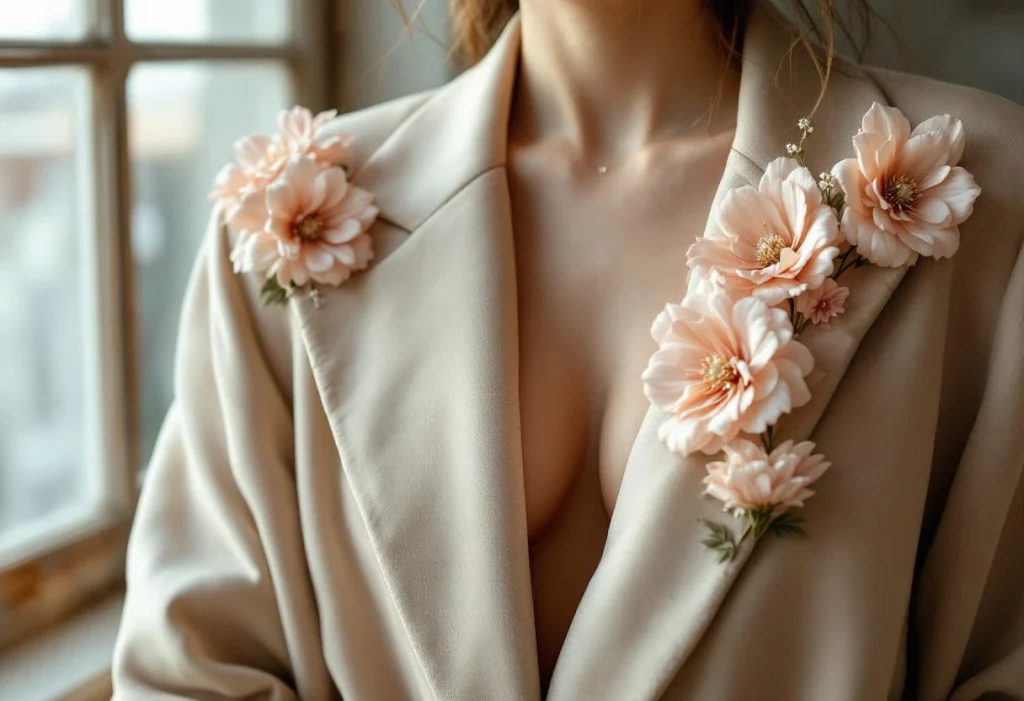 Éclosion de style : comment les broches florales insufflent du romantisme à vos tenues modernes