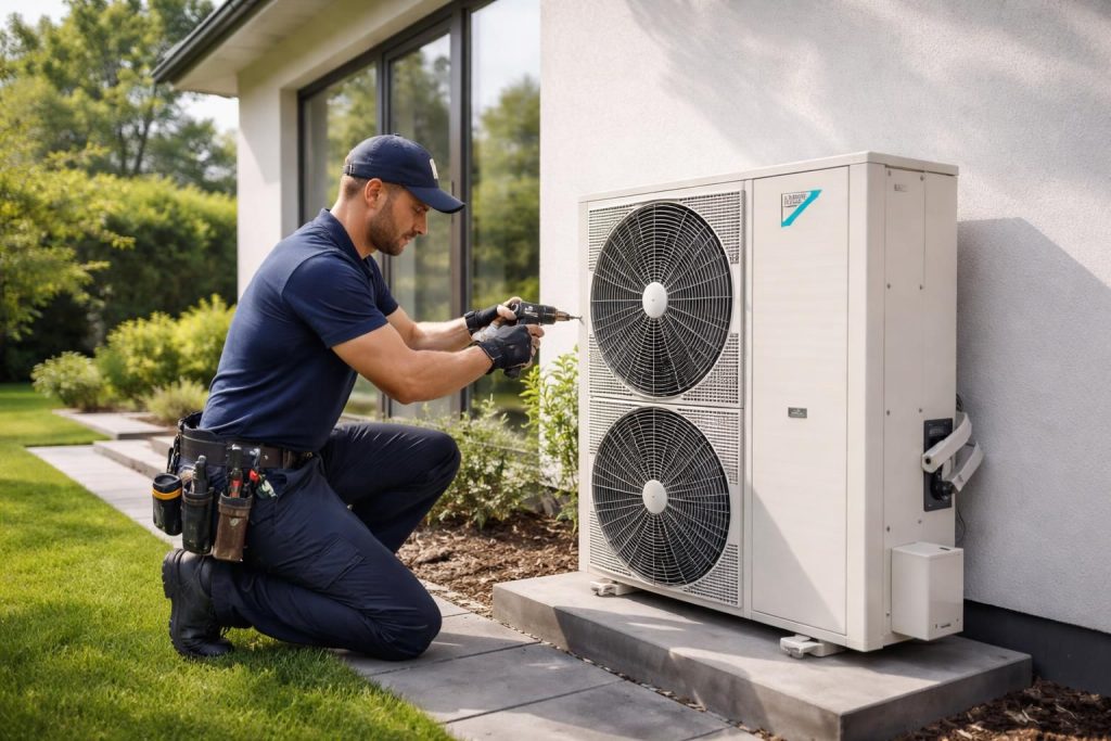 Installer une pompe à chaleur Daikin Altherma pour chauffer votre maison
