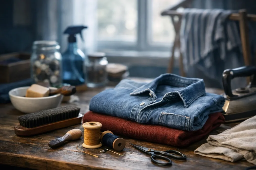 Entretenir ses vêtements pour qu&rsquo;ils durent, au-delà de la coupe et de la matière