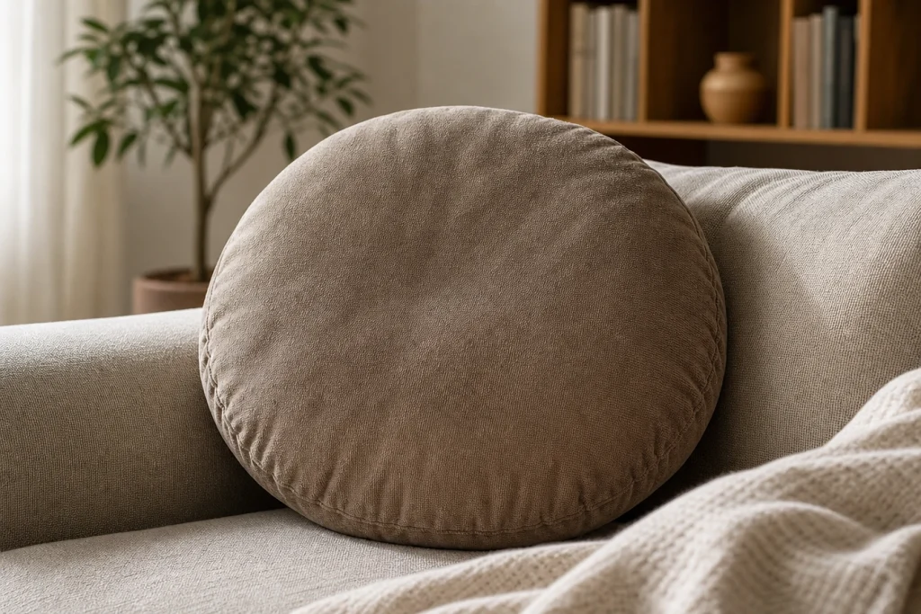 Coussin rond 80 cm : le maxi-format pour une détente absolue